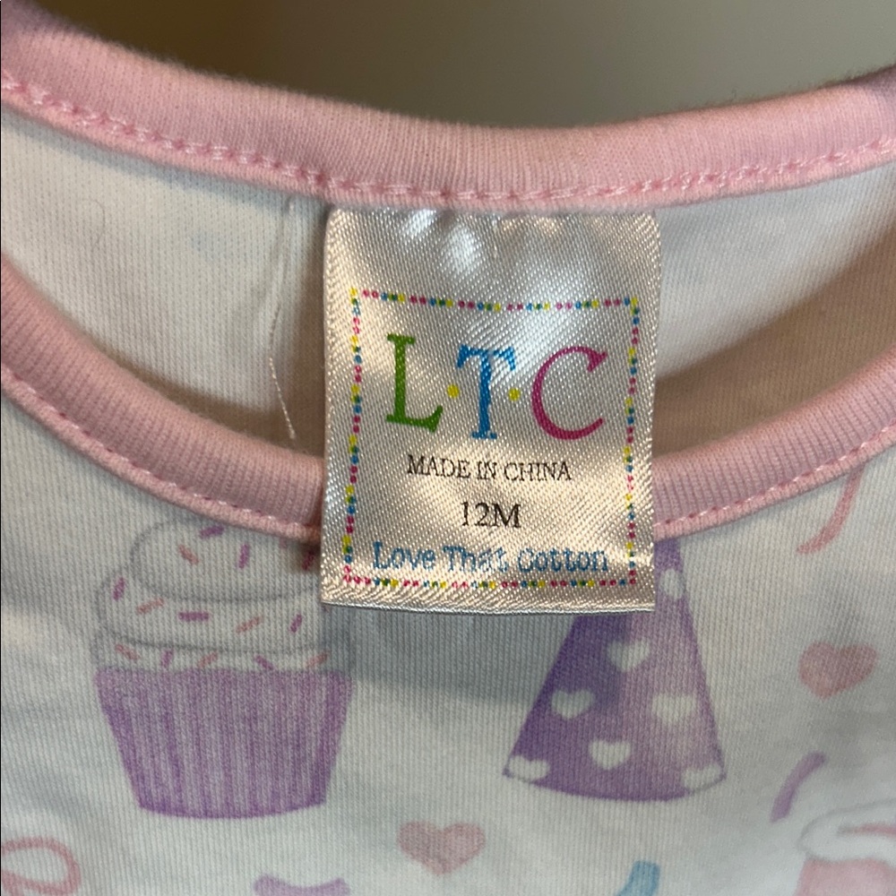 First Birthday Theme Knit Bubble - SZ 12M - Picture 3 of 3